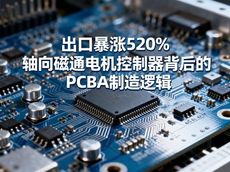 出口暴涨520%：轴向磁通电机控制器背后的PCBA制造逻辑