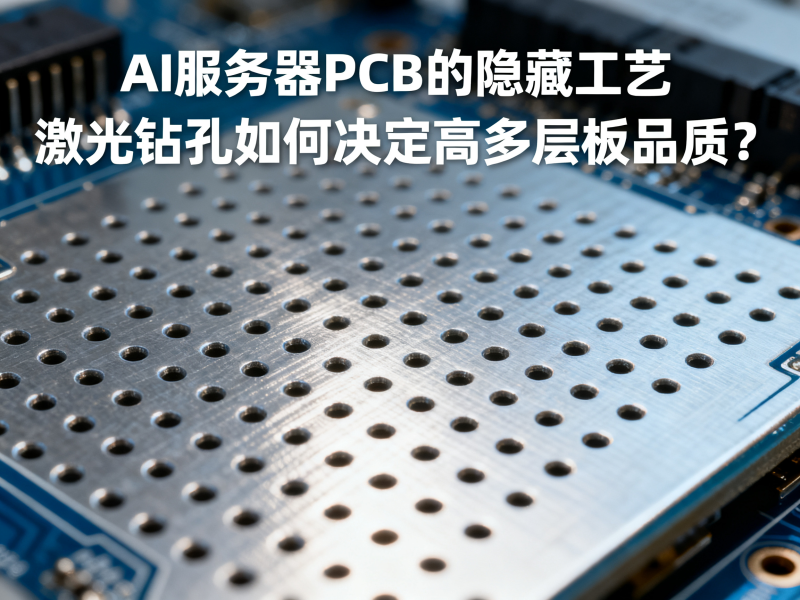 AI服务器PCB的隐藏工艺：激光钻孔如何决定高多层板品质？