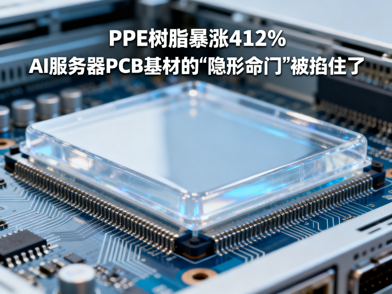 PPE树脂暴涨412%：AI服务器PCB基材的