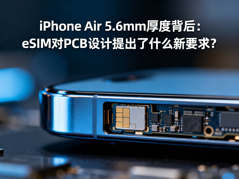 iPhone Air 5.6mm厚度背后：eSIM对PCB设计提出了什么新要求？