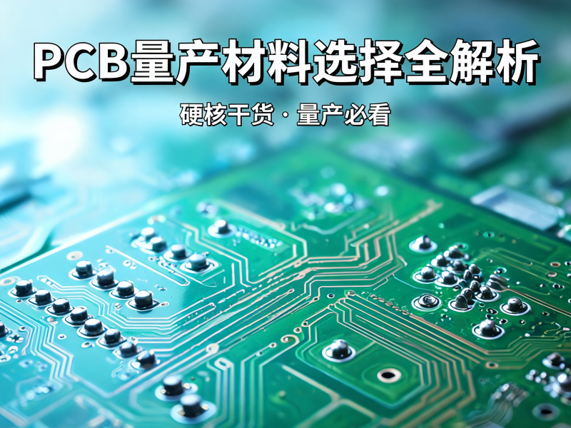 PCB 量产材料选择全解析：从 FR4 到高频高速板材的选型指南