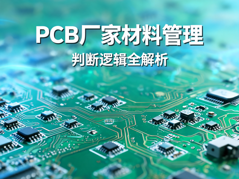 PCB 厂家材料管理能力如何判断全解析：从源头把控到品质溯源