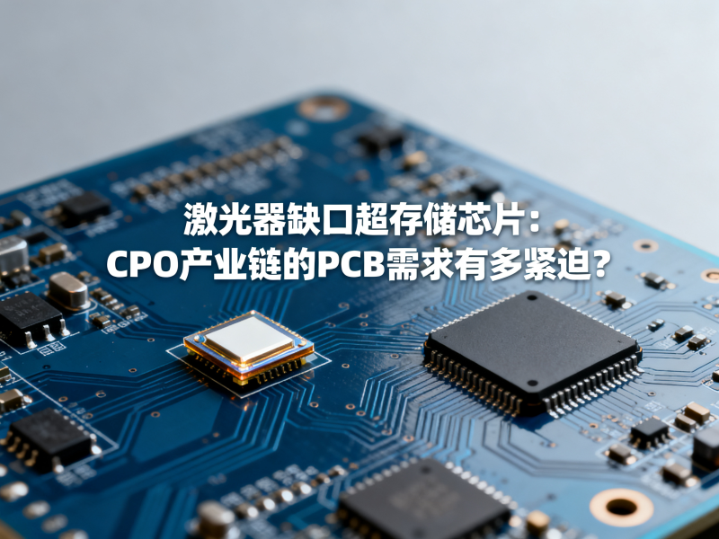 激光器缺口超存储芯片：CPO产业链的PCB需求有多紧迫？