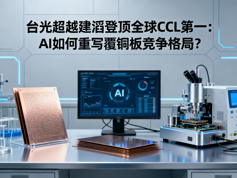 台光超越建滔登顶全球CCL第一：AI如何重写覆铜板竞争格局？