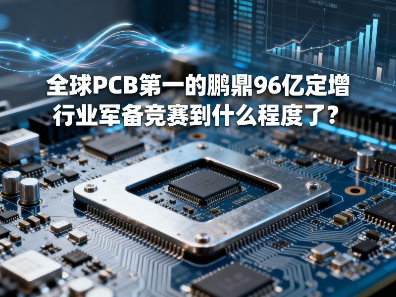 全球PCB第一的鹏鼎96亿定增：行业军备竞赛到什么程度了？