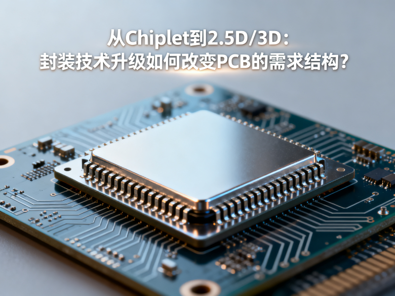 从Chiplet到2.5D/3D：封装技术升级如何改变PCB的需求结构？