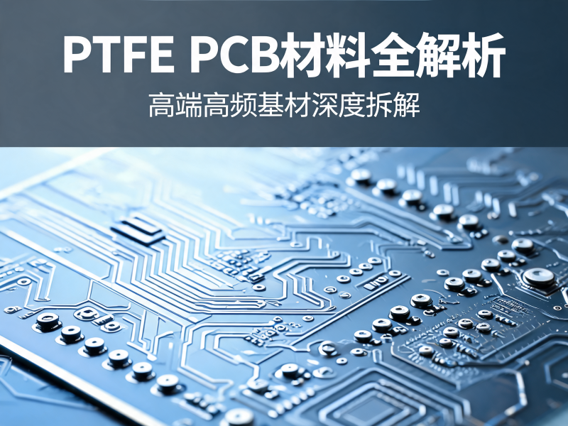 PTFE PCB 材料全解析：高频高速电路板材料特性与应用指南