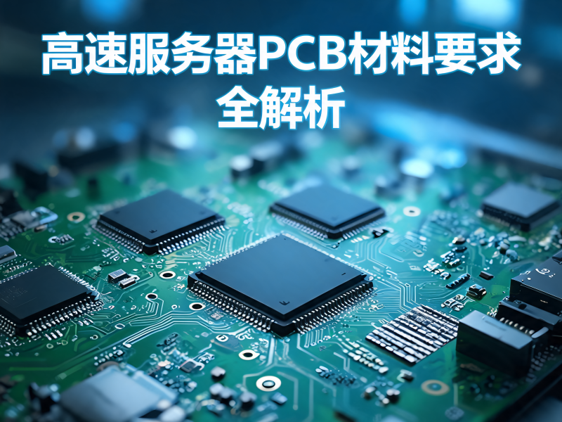 高速服务器 PCB 材料要求全解析：高性能材料选型与制造工艺深度分析