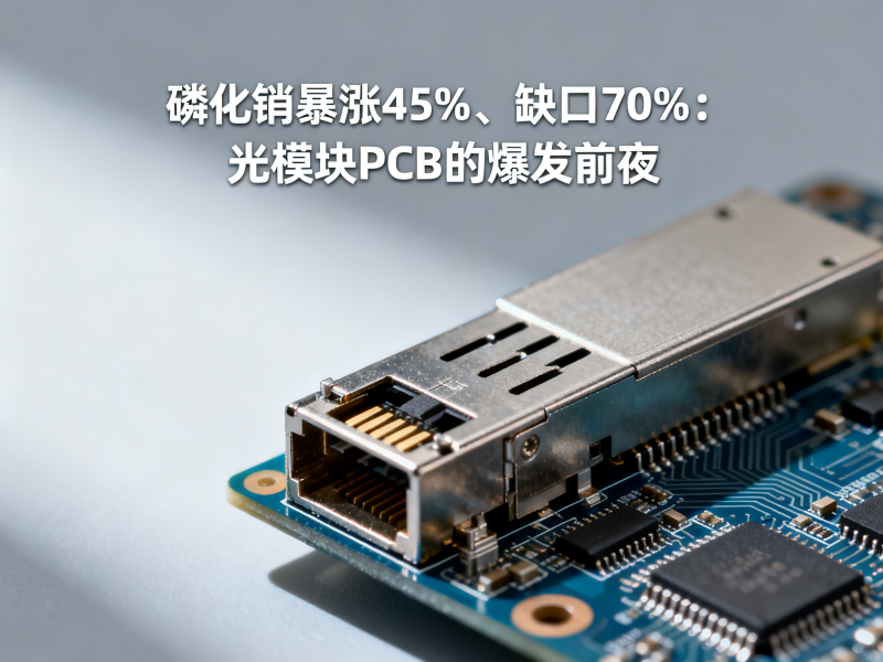 磷化铟暴涨45%、缺口70%：光模块PCB的爆发前夜