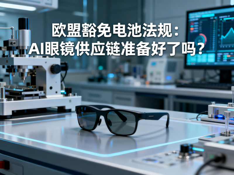 欧盟豁免电池法规：AI眼镜供应链准备好了吗？