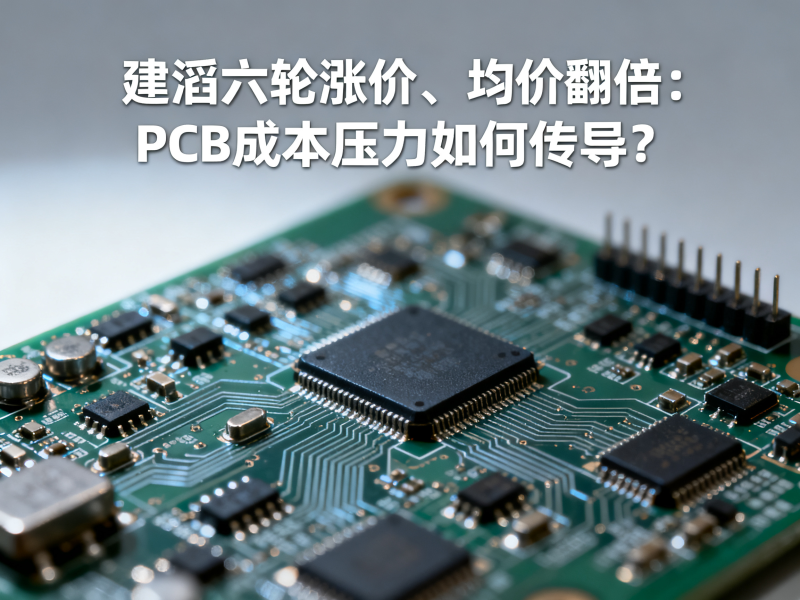 建滔六轮涨价、均价翻倍：PCB成本压力如何传导？