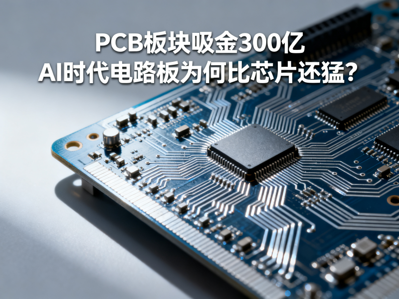 PCB板块吸金300亿：AI时代电路板为何比芯片还猛？