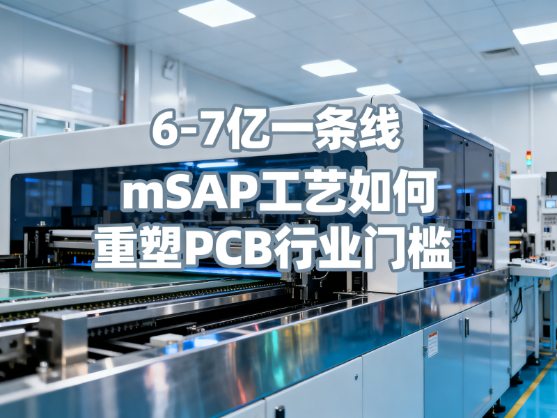 6-7亿一条线：mSAP工艺如何重塑PCB行业门槛