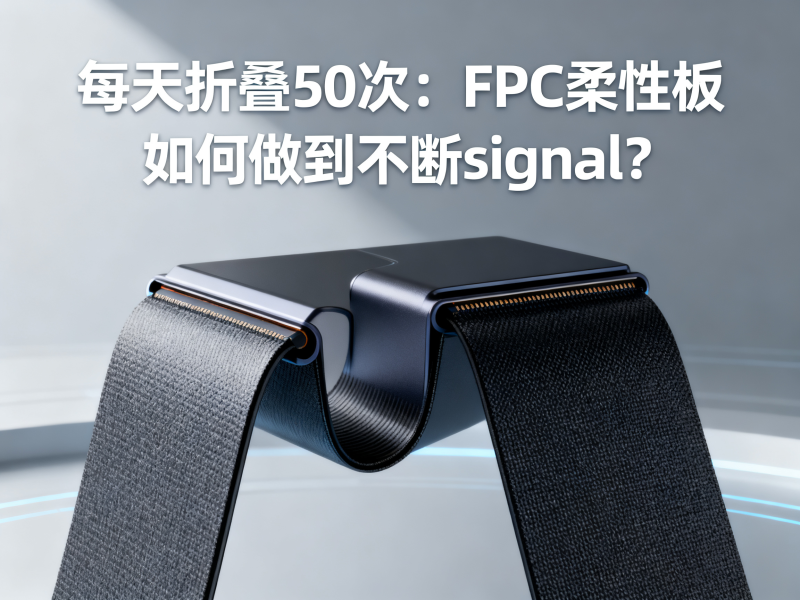 每天折叠50次：FPC柔性板如何做到不断 signal？