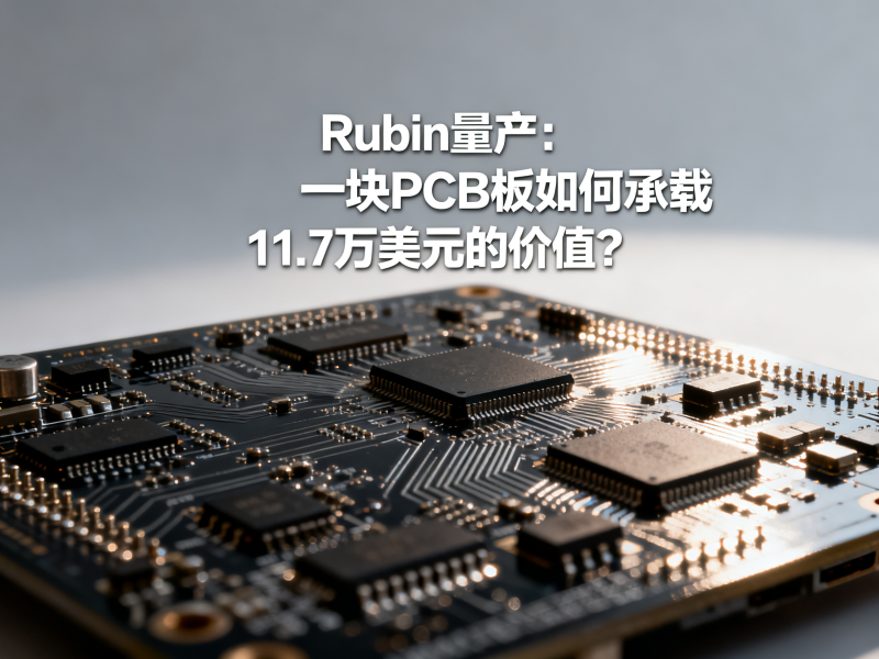 Rubin量产：一块PCB板如何承载11.7万美元的价值？