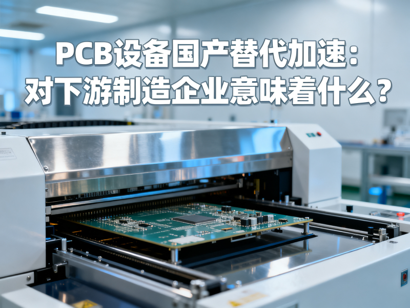 PCB设备国产替代加速：对下游制造企业意味着什么？