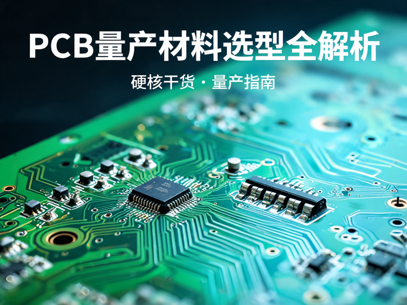 PCB 量产材料选型全解析：从 FR4 到高频高速板材的采购决策指南