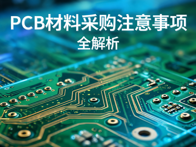 PCB 材料采购注意事项全解析：从基材选择到供应商评估的实战指南