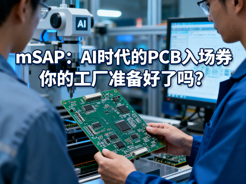 mSAP：AI时代的PCB入场券，你的工厂准备好了吗？
