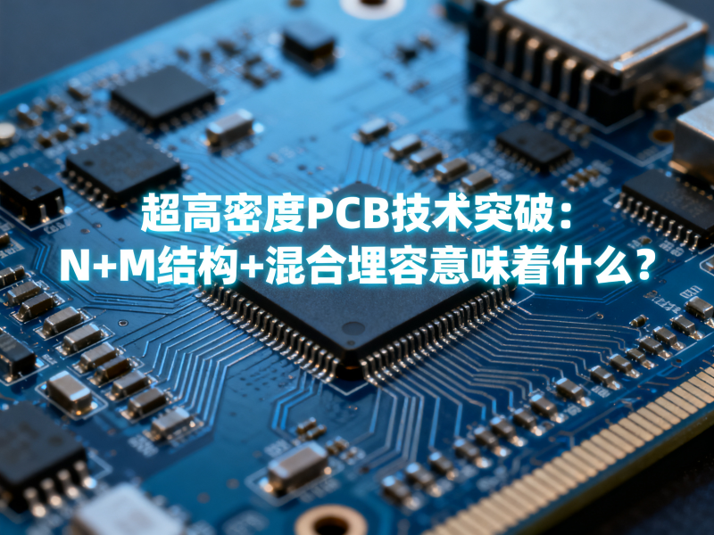 超高密度PCB技术突破：N+M结构+混合埋容意味着什么？