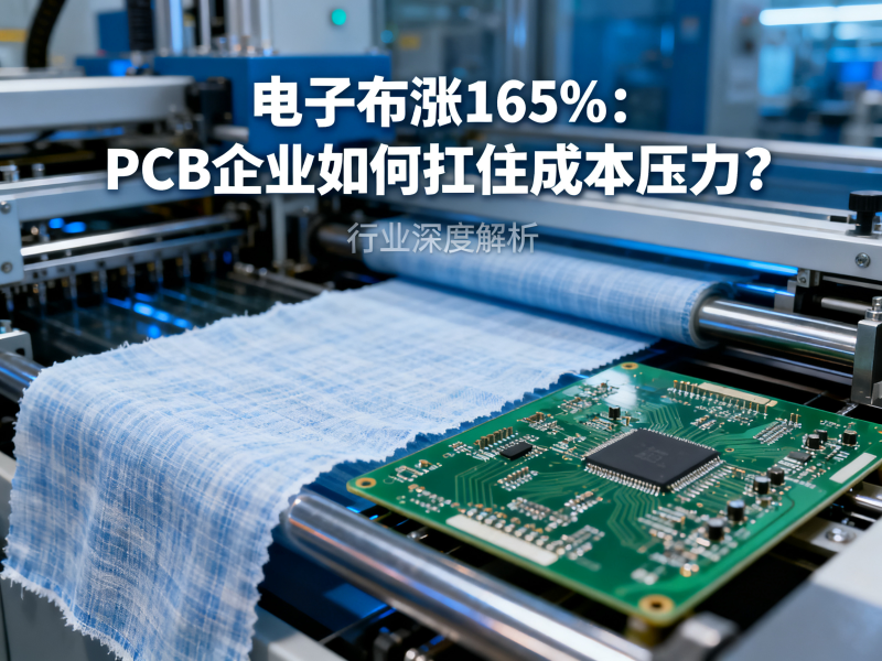 电子布涨165%：PCB企业如何扛住成本压力？