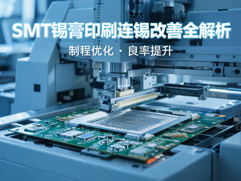 SMT 锡膏印刷连锡改善全解析：工艺缺陷原因与优化对策