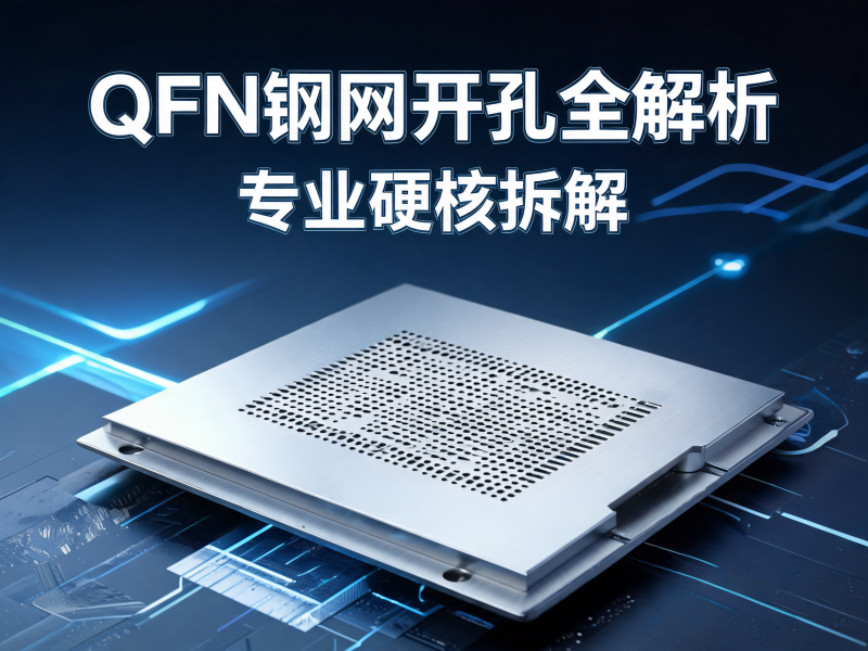 QFN 钢网开孔全解析：SMT 贴片工艺中的钢网设计规范与焊接良率提升指南