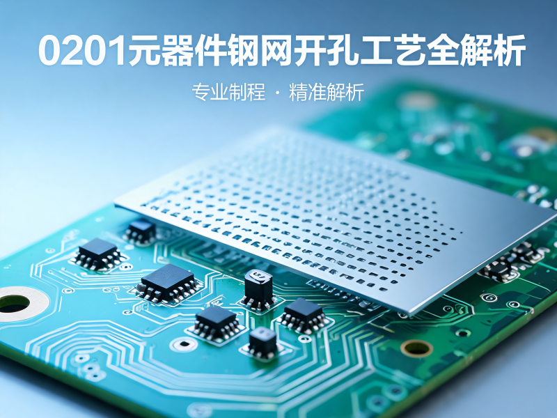0201 元器件钢网开孔工艺全解析：微型器件 SMT 贴片与 PCBA 制造技术指南