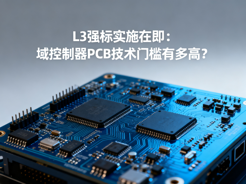 L3强标实施在即：域控制器PCB技术门槛有多高？