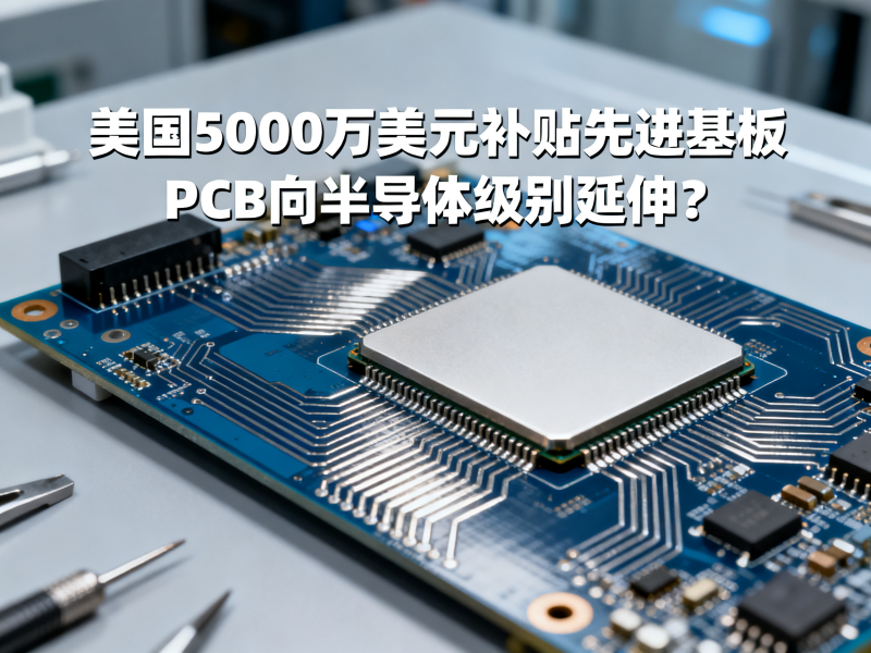 美国5000万美元补贴先进基板：PCB向半导体级别延伸?