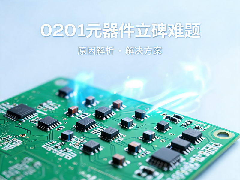 0201 元器件立碑原因与解决方案：SMT 工艺中的 “曼哈顿效应” 深度解析