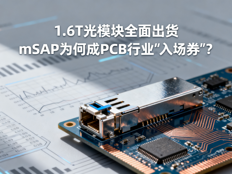 1.6T光模块全面出货，mSAP为什么成了PCB行业的