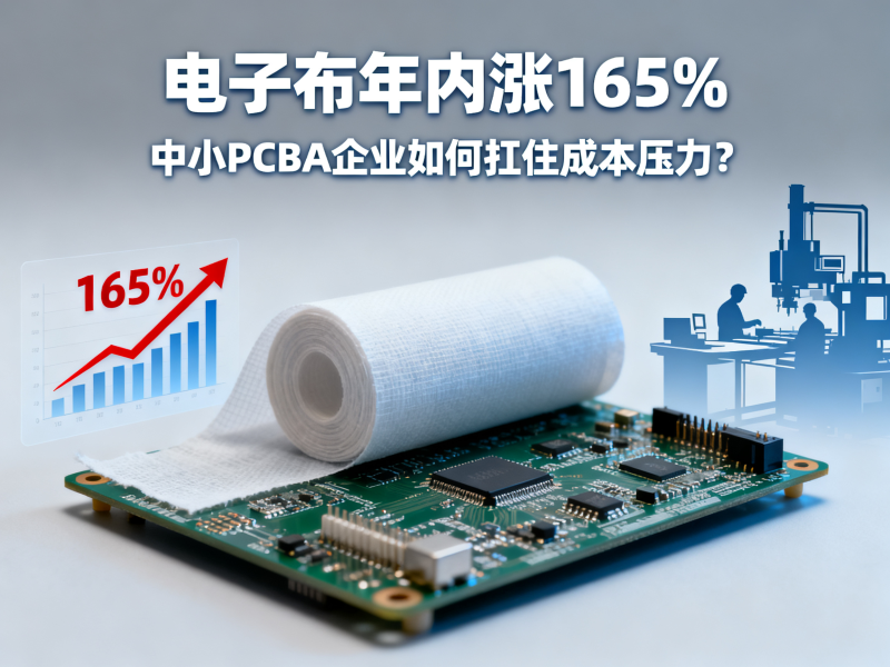 电子布年内涨165%：中小PCBA企业如何扛住成本压力？