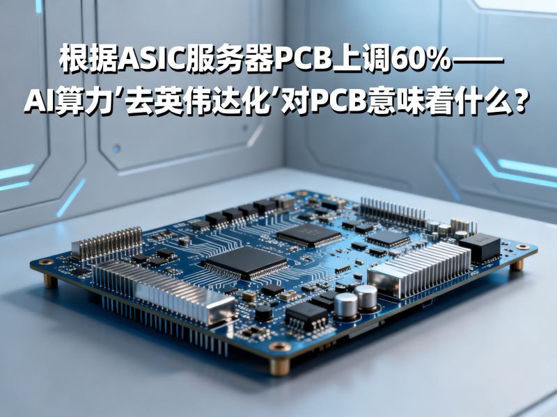ASIC服务器PCB上调60%——AI算力