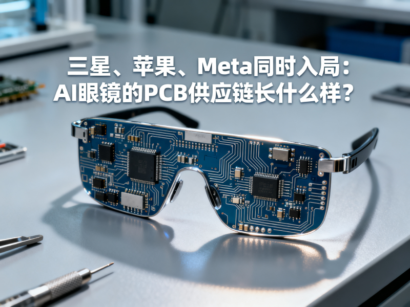三星、苹果、Meta同时入局：AI眼镜的PCB供应链长什么样？