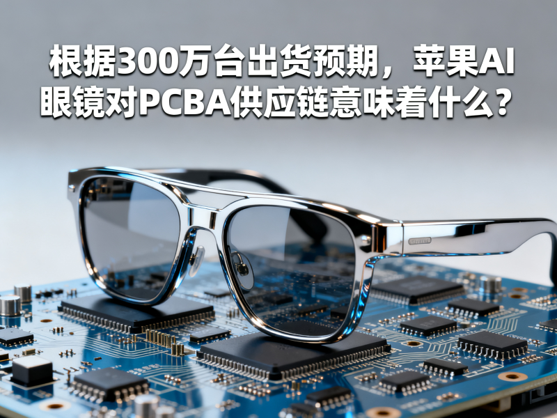 300万台出货预期，苹果AI眼镜对PCBA供应链意味着什么？