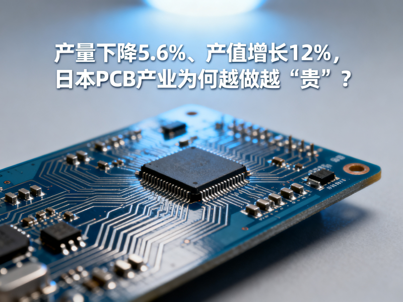 CPCA热点资讯｜产量下降5.6%、产值增长12%，日本PCB产业为何越做越“贵”？