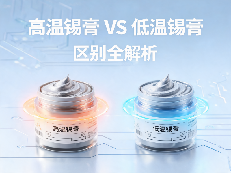 高温锡膏与低温锡膏区别全解析：焊接工艺、应用场景及选型指南  ?