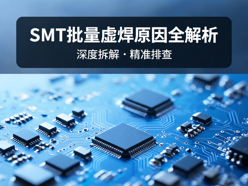 SMT 批量虚焊原因全解析：从焊膏、工艺到 PCB 设计的深度排查指南