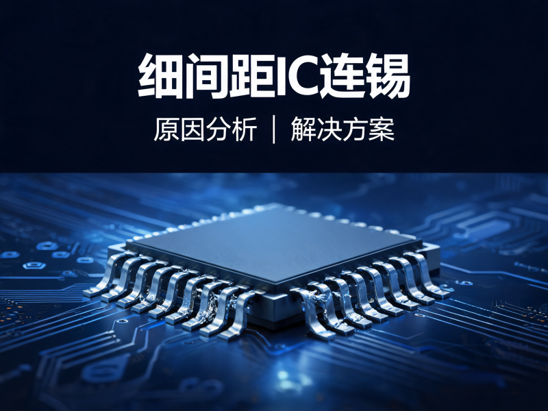 细间距 IC 连锡原因及解决方案：PCBA 焊接工艺缺陷深度解析与对策