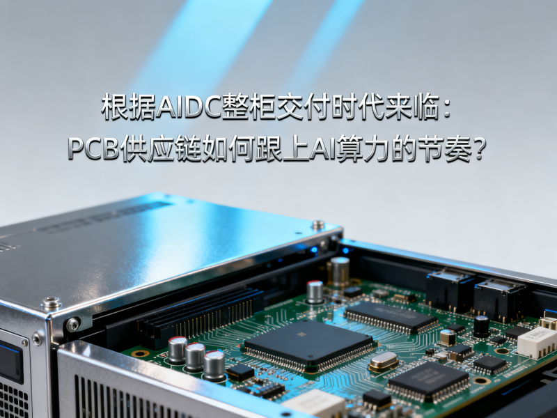 AIDC整柜交付时代来临：PCB供应链如何跟上AI算力的节奏？