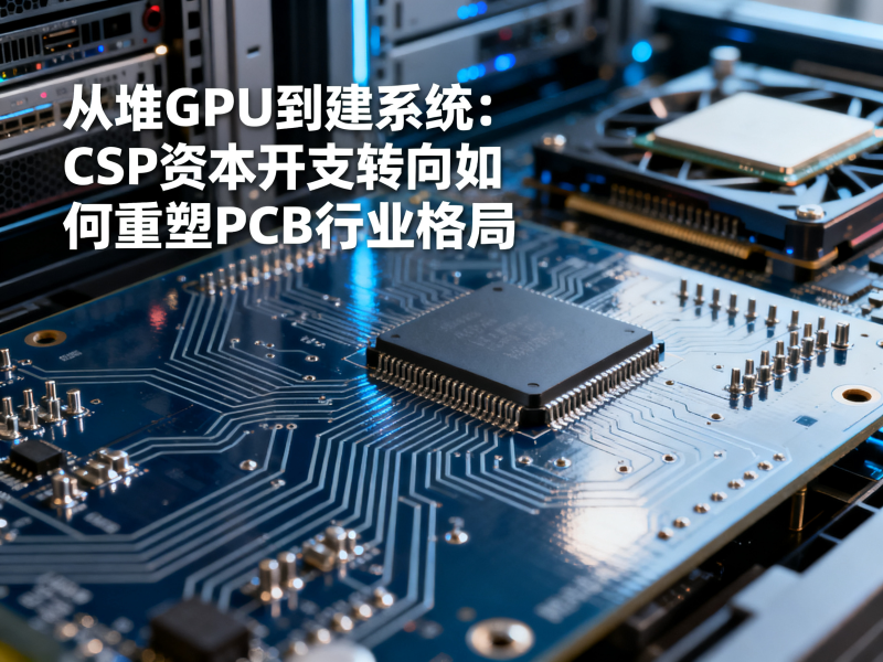 从堆GPU到建系统：CSP资本开支转向如何重塑PCB行业格局