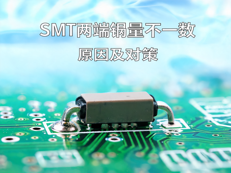 SMT 两端锡量不一致原因及对策：PCBA 焊接工艺缺陷分析与解决方案