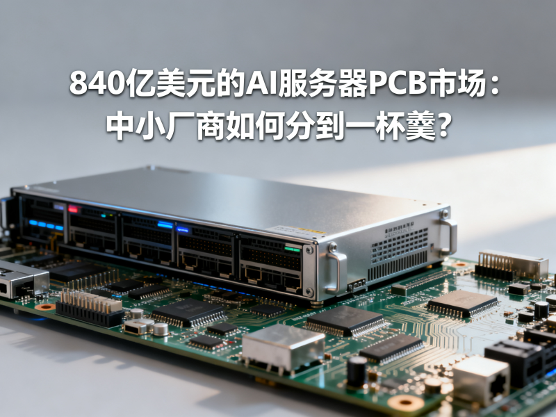 840亿美元的AI服务器PCB市场：中小厂商如何分到一杯羹？