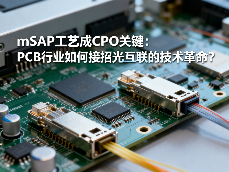 mSAP工艺成CPO关键：PCB行业如何接招光互联的技术革命？