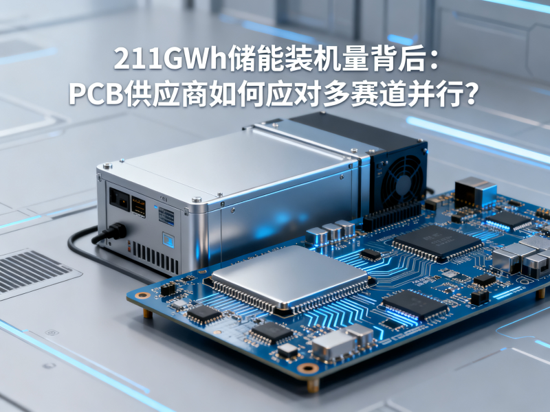 211GWh储能装机量背后：PCB供应商如何应对多赛道并行？