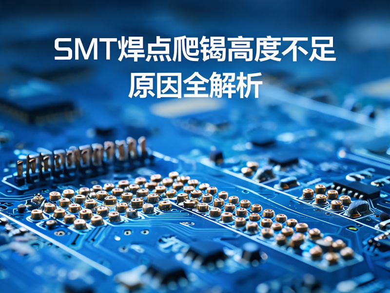 SMT 焊点爬锡高度不足原因全解析：工艺、材料与设计的综合排查