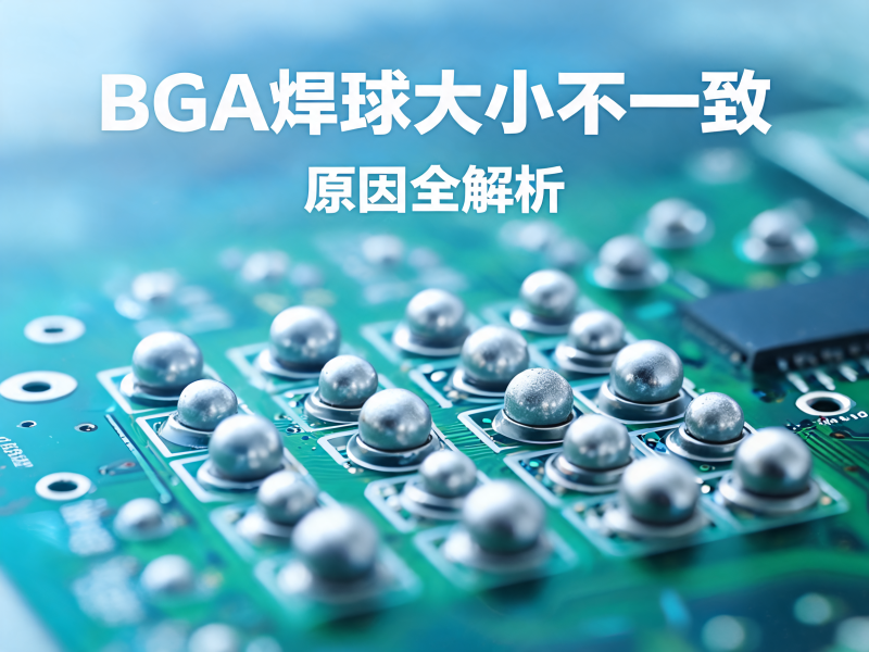 BGA 焊球大小不一致原因全解析：工艺缺陷、材料特性与 PCBA 制造解决方案