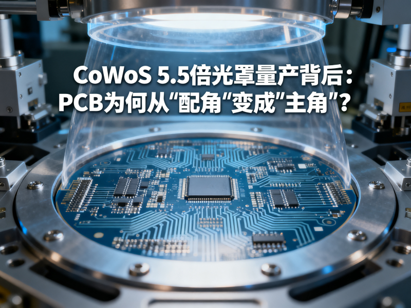CoWoS 5.5倍光罩量产背后：PCB为何从