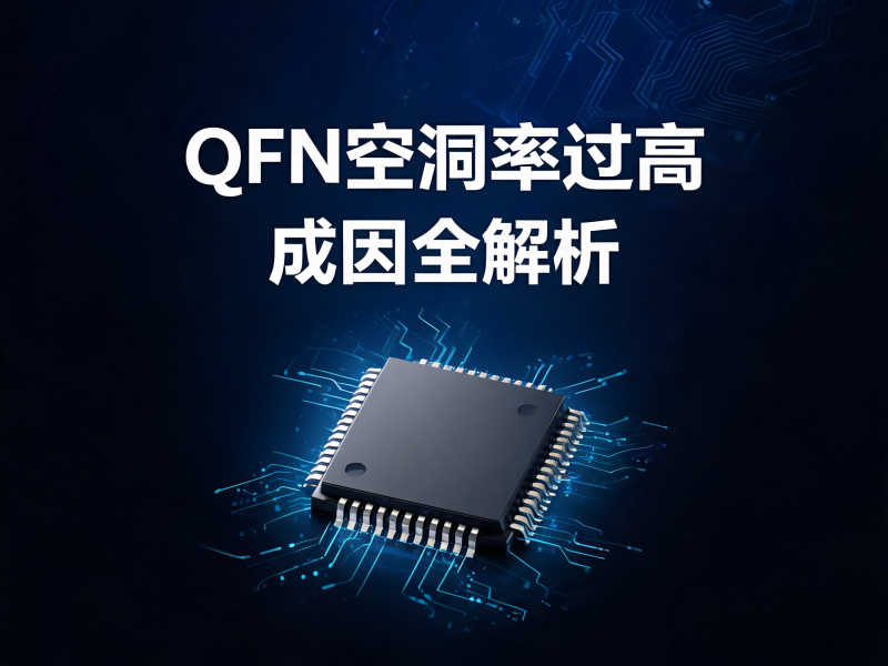 QFN 空洞率过高成因全解析：PCBA 焊接工艺与 PCB 设计的关键影响因素